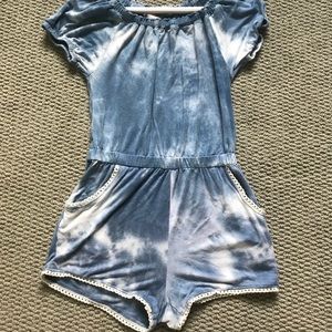 Girls tie-dye romper